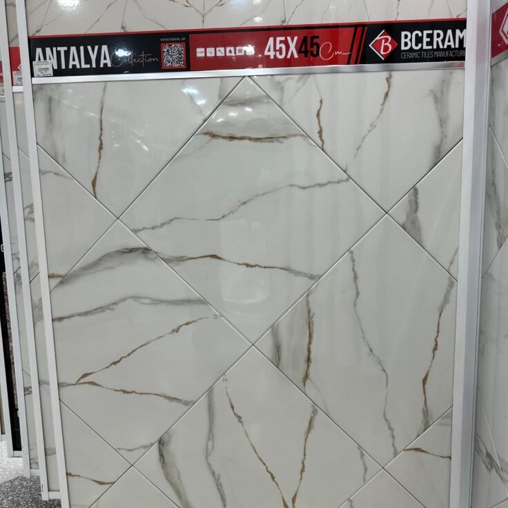 Dalle de sol 45x45 Bceram 1er choix Antalya - Assam Céramique Béjaïa